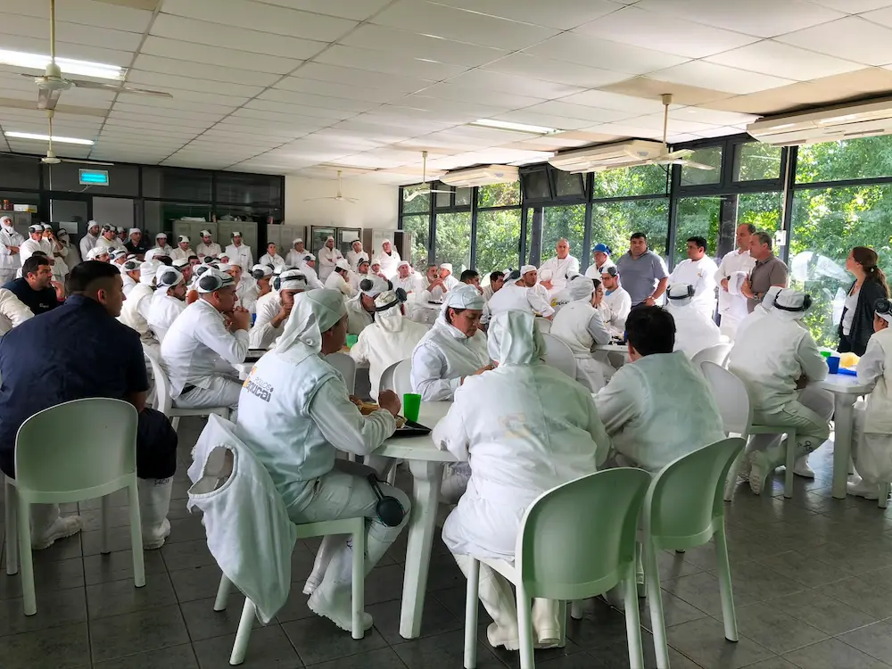 Comedor industrial operado por Alimentación Global
