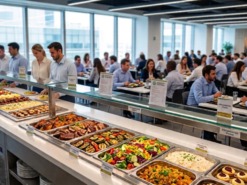 Empresas de gastronomía industrial para comedores corporativos